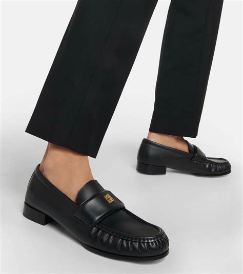 givenchy leather loafers